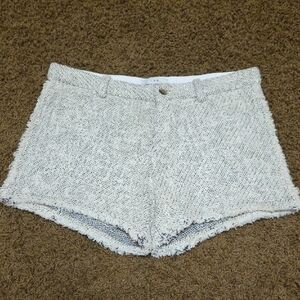 IRO | Cream Bouclé Shorts | 38